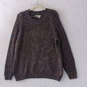 Orvis Womens‎ Colorful Rainbow Knit Cozy Sweater Size XL